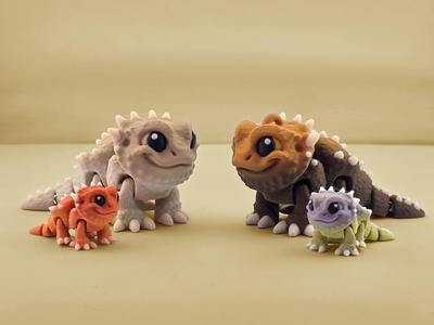 Chibi Bearded Dragon - Mini Articulated Bearded Dragon