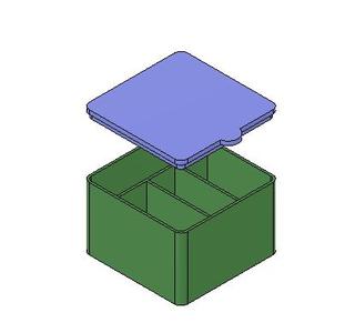 Box top 75x75x45