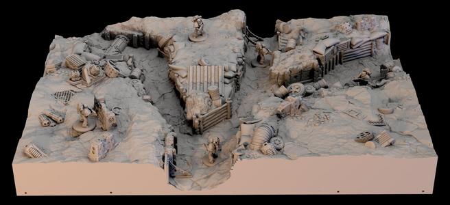 Trench Warfare Modular Tiles