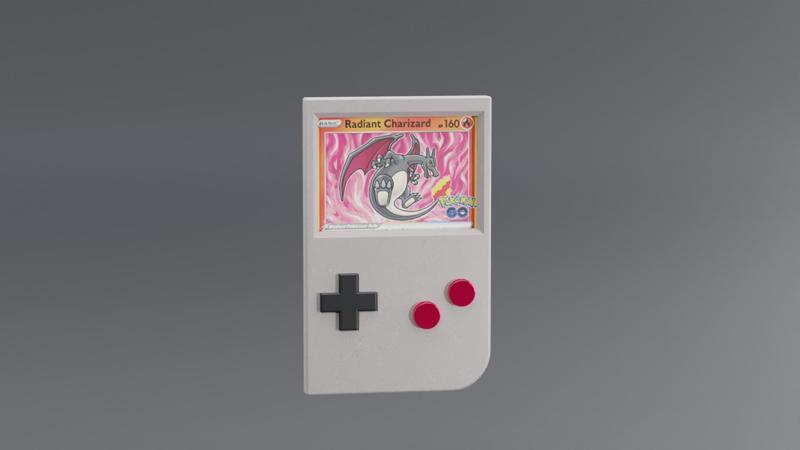 OG GameBoy Pokemon Card Display