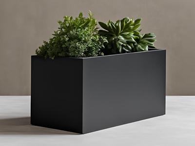 Minimalist Rectangular High Planter