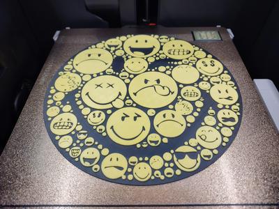 Emoji Smiley Face wall art