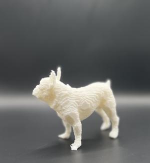 Low Poly & Pixelated Frenchie Pup