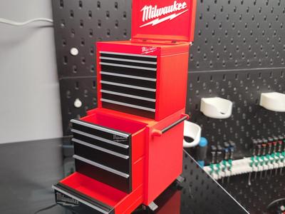 Milwaukee-Inspired Double-Stacked Tool Chest