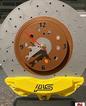 Subaru WRX STI Brembo Clock with DBA 4000 Rotor