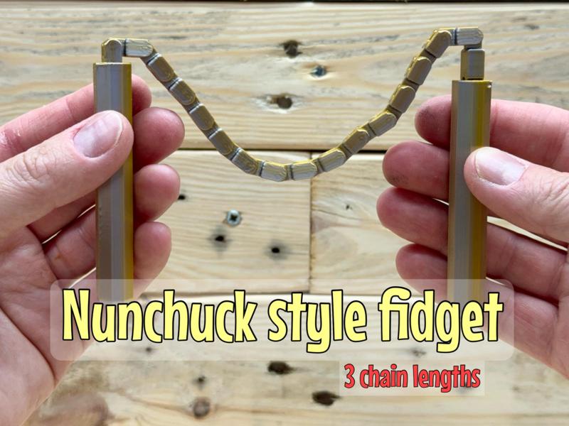 Nunchuck style fidget