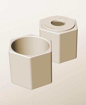 CH96-95-P Modular Stacking pierced container for home decor