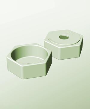 CH128-55-P Stacking pierced component box bin for makers