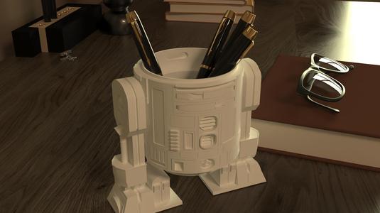Starwar R2-D2 Pen container R2D2笔筒