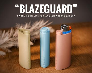 Bic Lighter and Cigarette or Joint Case