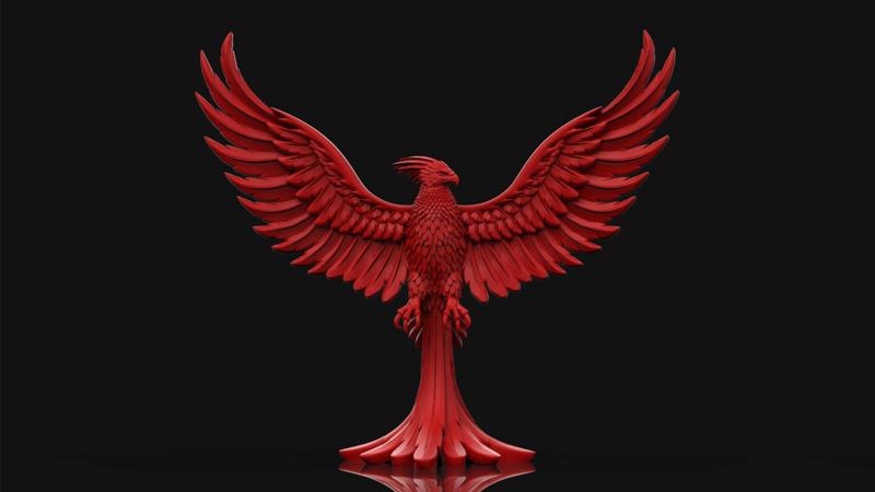 phoenix sculpture