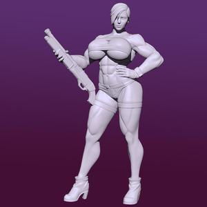 Meryl - Badass Gunner SFW Combo