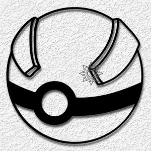 pokeball wall art pokemon decor