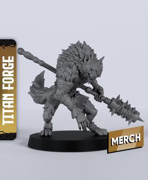Lupo - With Free Dragon Warhammer - 5e DnD Inspired for RPG and Wargamers