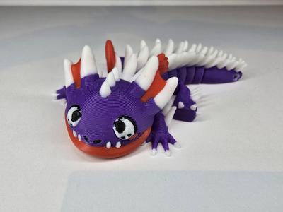 Lil Flexi Baby Dragon Keychain 4 - Jeff