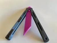Working butterfly balisong knife no parts needed