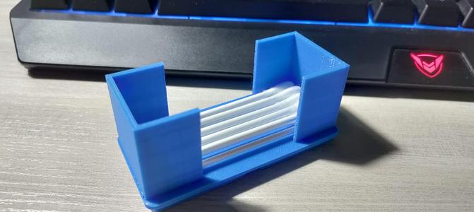 Parametric rectangular holder for Gridfinity