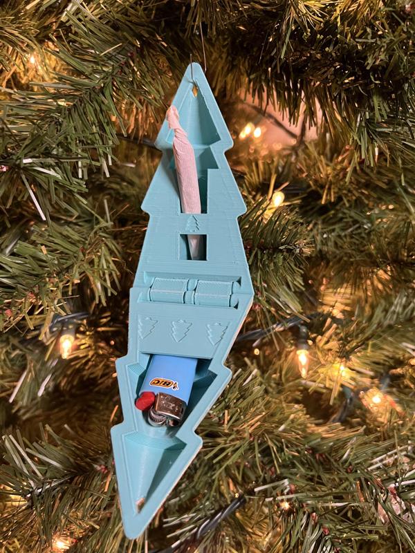 Trees in a tree on a tree Christmas ornament
