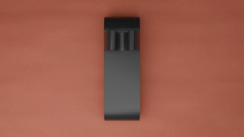 single adhereable cable management clip