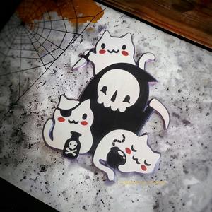 Cute Reaper and Cats 