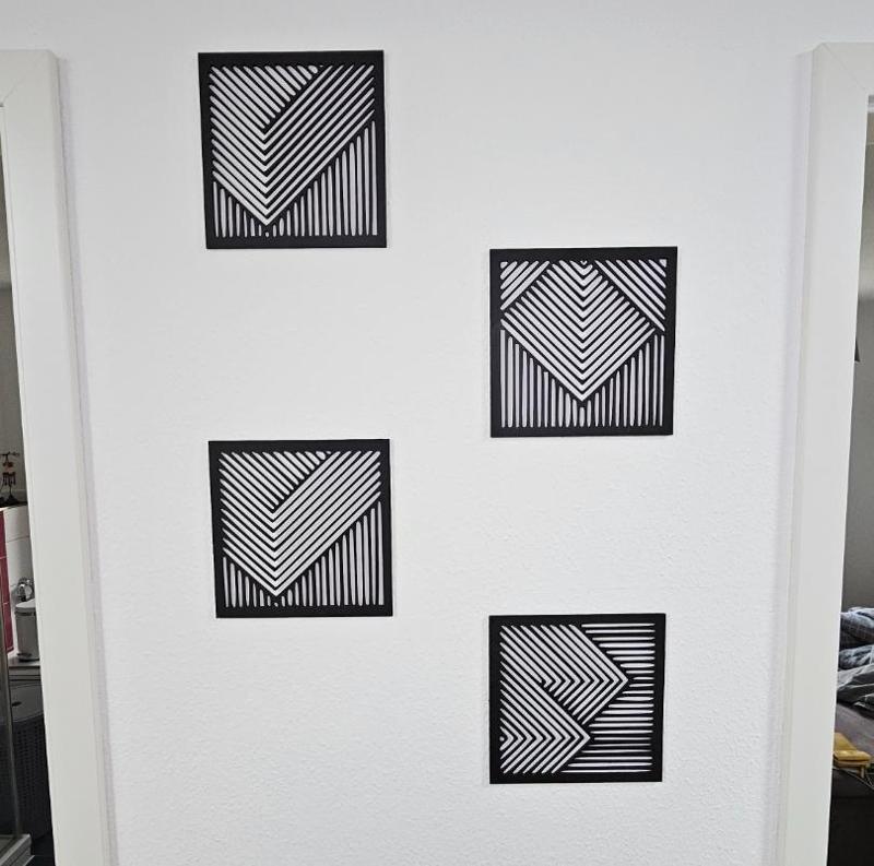 Modern Wall Art Mountain / Arrow