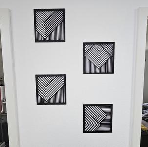 Modern Wall Art Mountain / Arrow