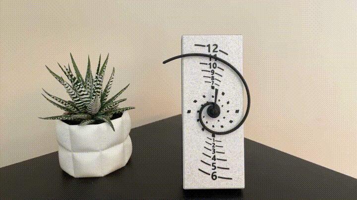 Golden Spiral Clock