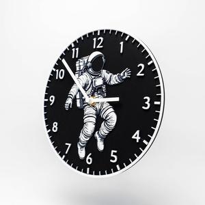 Floating Astronaut Wall Clock
