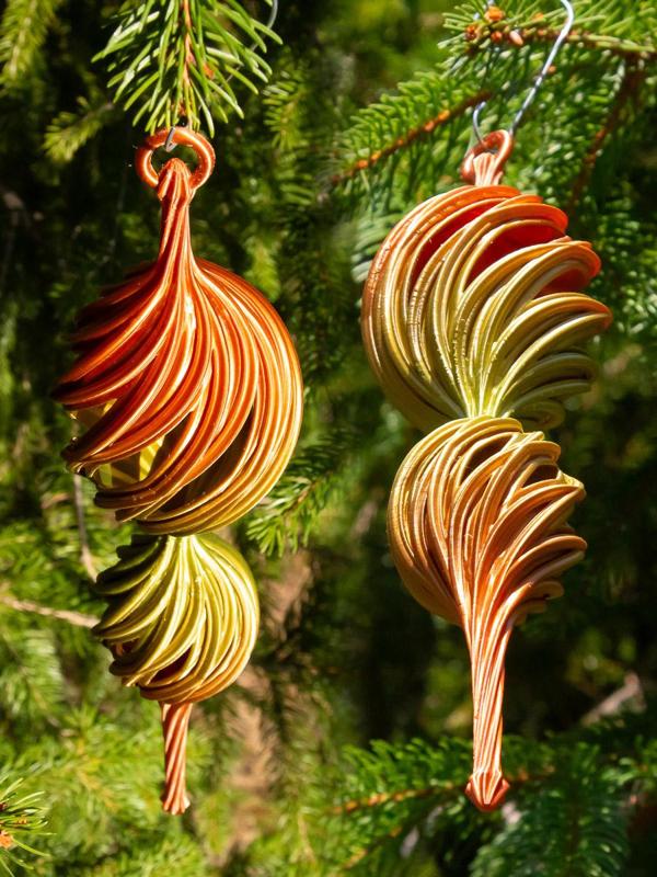 Double Spiral Christmas Finial 2024
