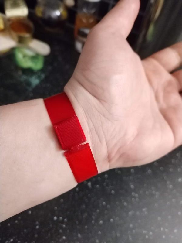 Wrist lockable stripe / Event entrance plastic bracelet