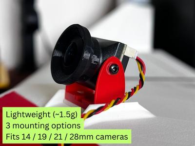 FPV Camera Mount (Multiple Sizes)