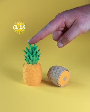 Pineapple Fidget Clicker keychain — Tropical Twist in Every Press!