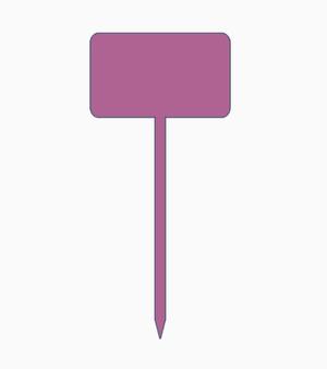 Plant Label 4 Inch Pick.stl