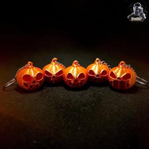 Halloween Pumpkin Keychain - 5 Variations - No Supports - Easy & Fast Print