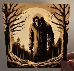 Grim Reaper - Dual Lithophane Hueforge Print