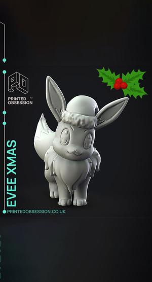 Evee xmas - Pokemon - Fan Art