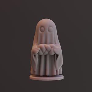 Halloween Ghost with Bread