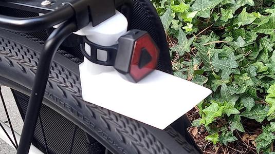 Taillight mount and fender for Delta rear bike rack