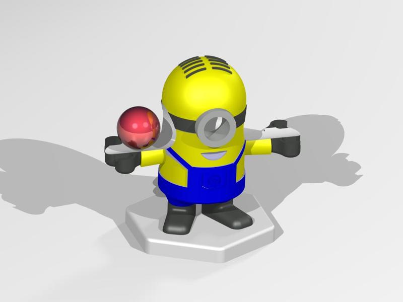 Minion Stuart for a marble run