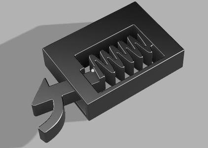 Spring Door Catch with a Stopper