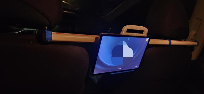 Head Rest Tablet PVC Mount