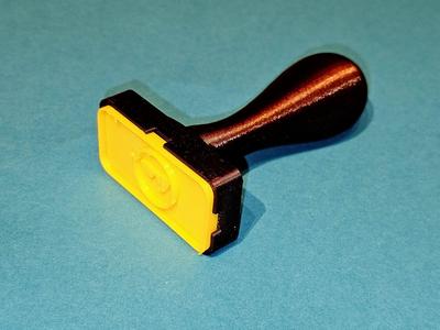 Stamp with exchangeable plate, Motif Smiley 2b
