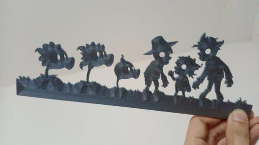 2D WALLART - Plants Vs Zombies 