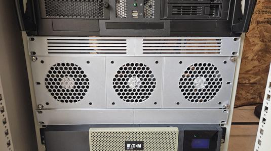 19" 3U Server Rack Fan Panel Remix Straight Edges