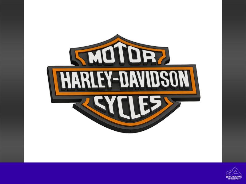 Harley Davidson 3D logo