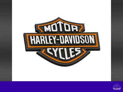 Harley Davidson 3D logo