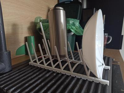 Dish plate dryer rack, compatible with IKEA RINNIG, parametric