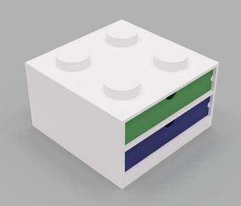 Stackable Storage Unit w/ Drawers