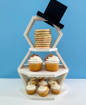 Snowman 3-Tier Serving Stand
