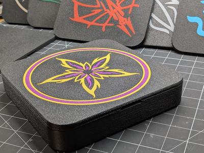 Warbreaker - Nalthis Flower | Tears of Edgli - Lid for NokBox TTRPG Dice Box